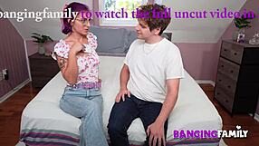 Petite Stepsis Tempts Stepbro for Intense Hardcore Pounding