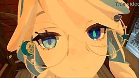 yukoshvr furina rides and dominates that goth hard