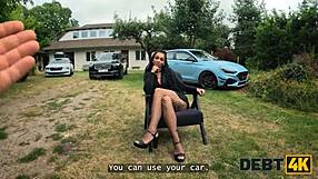 debt payment demands intense deep throat on massive cock!