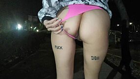 paseo en tanga flashing mexican outdoor public tease