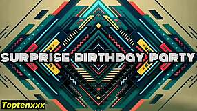 Romance blooms at birthday party.