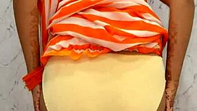 Hubby and young stud double creampie chubby latina wife doggystyle closeup