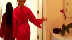 What secrets do these sensual lesbians uncover while licking pussy?