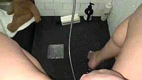 omg this young saudi arab teen with perfect body masturbates her tight pussy in shower 😍 snowwhite squirts hard!