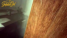 Spying Stepmom Salome Gil Devours Stepson's Monster Cock Behind Husband's Back