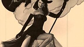 vintage halloween antique retro vibes in full spooky display