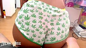 Brazilian amateur worships huge cock with squirting pussy doggystyle cumshot POV