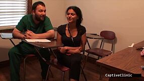 A Troubled Petite Latina Teen Spreads in Latex Handcuffs for Orgasmic Scream