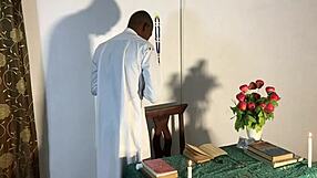 i confessed sins to reverend dad, ended squirting cumshots wild