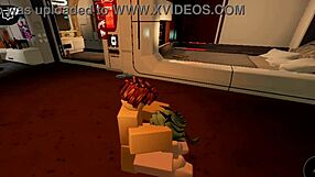 Roblox friend pounds her pussy to cum several times