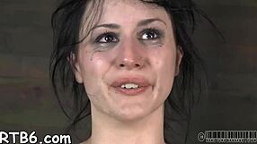 check out this bound babe getting sadomasochism action