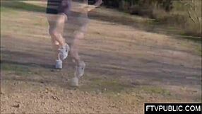 i'm the new blonde amateur flashing nude outdoors in public for my porn debut