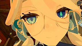 yukoshvr furina rides and dominates that goth hard