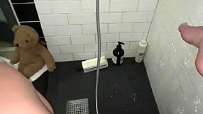 omg this young saudi arab teen with perfect body masturbates her tight pussy in shower 😍 snowwhite squirts hard!