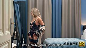 Shame4k Cougar Teacher Works Shaved Pussy Till She Craves More