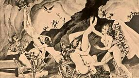 vintage halloween antique retro vibes in full spooky display