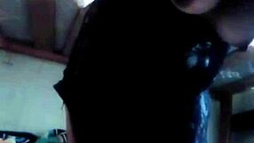 Latina housewife masturbates hot with cucumber creampie fetish