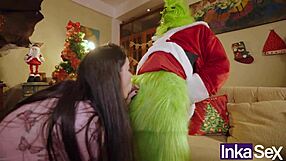 Grinch Fucks Victoria Camargo Curvy Ass in Christmas Cosplay Anal