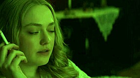 god i love showing my cock to hot blonde dakota fanning at work