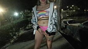 paseo en tanga flashing mexican outdoor public tease