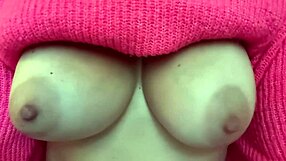 artemisia's huge natural tits bounce seductively in long european milf relaxation play