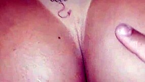 Watch this married slut in lingerie get her big ass gaped by young stud while hubby films