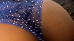 Pretty ebony bbw with big natural tits sucks my huge ghetto cock hard