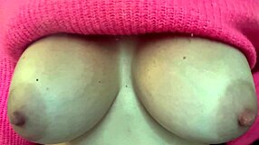 artemisia's huge natural tits bounce seductively in long european milf relaxation play