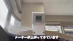 Nacchi travels to sweaty japanese sauna for steamy babe introduction and sweat drenched reveal