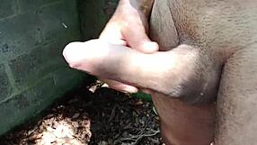 brazilian bear yuri gaucho's muscular body flexes during huge handjob cumshot