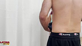 ready for scarlette flame's huge cock test on her big tits in latina casting?