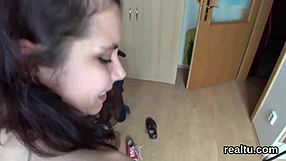 I seduced striking Czech sweetie in mall and screwed her POV