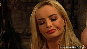 Bound curvy lesbian slave fingered to orgasm by strict femdom mistress?