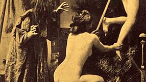 vintage halloween antique retro vibes in full spooky display