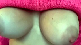 artemisia's huge natural tits bounce seductively in long european milf relaxation play