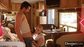 riley nixon chokes on deepthroat blowjob falling for his rough charm