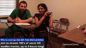 A Troubled Petite Latina Teen Spreads in Latex Handcuffs for Orgasmic Scream