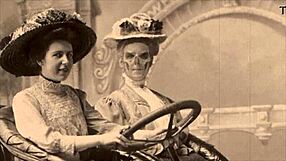 vintage halloween antique retro vibes in full spooky display