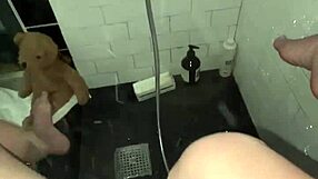 omg this young saudi arab teen with perfect body masturbates her tight pussy in shower 😍 snowwhite squirts hard!