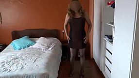 hey watch this beautiful latina stepmom strip teasing her pussy for my hidden cam