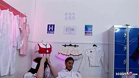 doctor slams daphne rosen's monster tits ass in rough nurse roleplay