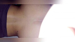 latina milf bent over balcony doggystyle while kids play outside