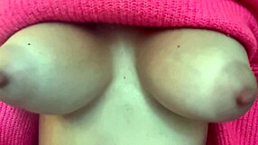 artemisia's huge natural tits bounce seductively in long european milf relaxation play