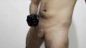 imagine ripping clothes off this athletic latina during her crazy workout masturbation