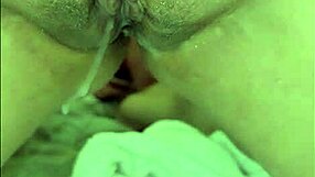 Chubby blonde takes huge dog dildo bent over dreaming of creampie