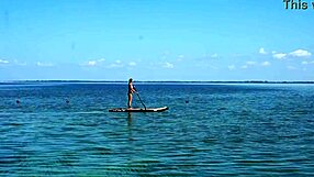 we took the kayak out for some mature outdoor fun again
