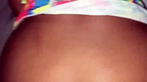 Party bathroom hides ebony wife's big booty backshots from cheating eyes?