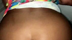 Party bathroom hides ebony wife's big booty backshots from cheating eyes?