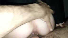 wife's white ass gleams wet on your throbbing cock pov