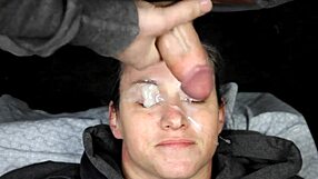guys night out ends in dirty facial cumshot compilation